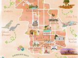 Map Of California Showing Palm Springs Map Of the Best Los Angeles Instagram Spots Palm Springs In 2019