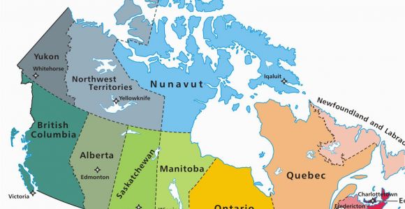 Map Of Canada In French with Provinces and Capitals Canadian Provinces and the Confederation