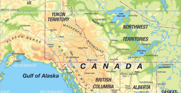 Map Of Canada West Coast Map Of Canada West Region In Canada Welt atlas De