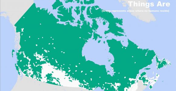 Map Of Canada without Quebec This is How Empty Canada Really is Photos Huffpost Canada