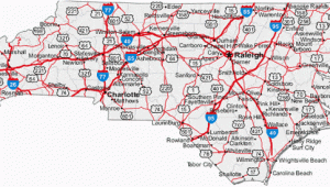 Map Of Central north Carolina Map Of north Carolina Cities north Carolina Road Map