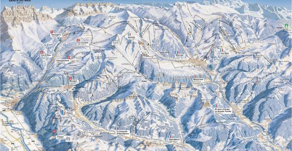 Map Of Chamonix France French Alps Map France Map Map Of French Alps where to