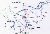 Map Of Cheshire England Deep History Of Cheshire