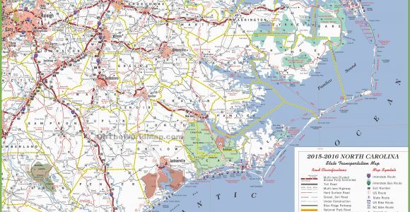 Map Of Coastal north Carolina north Carolina State Maps Usa Maps Of north Carolina Nc