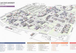 Map Of Colleges and Universities In north Carolina Campus Map north Carolina A T State University