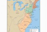 Map Of Colonial New England the First Thirteen States 1779 History Wall Maps Globes