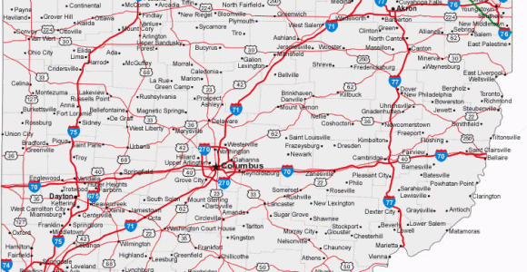 Map Of Columbus Ohio and Surrounding area Map Of Ohio Cities Ohio Road Map