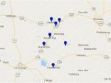 Map Of Copperas Cove Texas Maps Antiqueweekend Com Online Directory for the Round top