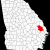 Map Of Counties In Georgia File Map Of Georgia Highlighting Bulloch County Svg Wikimedia Commons