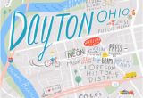 Map Of Dayton Ohio and Suburbs 24 Hours In Dayton Oh with Bethany and Jana Design Sponge