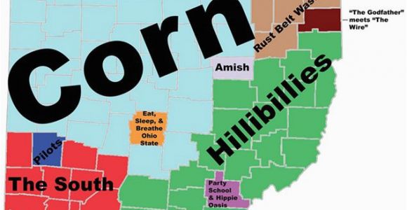 Map Of Dayton Ohio and Suburbs 8 Maps Of Ohio that are Just too Perfect and Hilarious Ohio Day