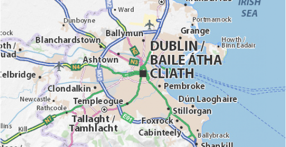 Map Of Dublin Ireland and Surrounding area Detailed Map Of Dublin Dublin Map Viamichelin