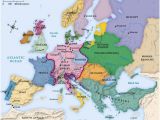 Map Of East and West Europe Map Of Europe Circa 1492 Maps Historical Maps Map History