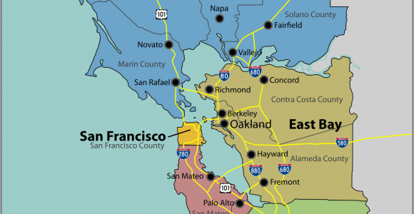 Map Of East Bay California San Francisco Bay area Wikipedia