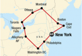 Map Of Eastern Usa and Canada Canada tours Travel G Adventures