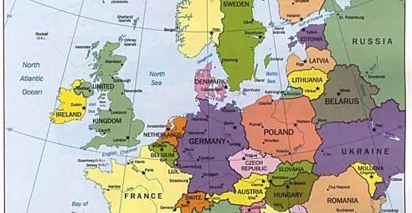 Map Of England and Europe A Map to Get Around Europe Maps Kontinente Deutschland