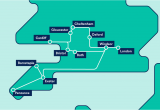 Map Of England Train Routes Great Western Train Rail Maps