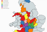 Map Of England with Counties Historic Counties Of England Wales by Number Of Exclaves Prior to