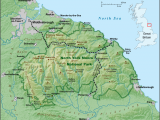 Map Of England with Rivers north York Moors Wikipedia