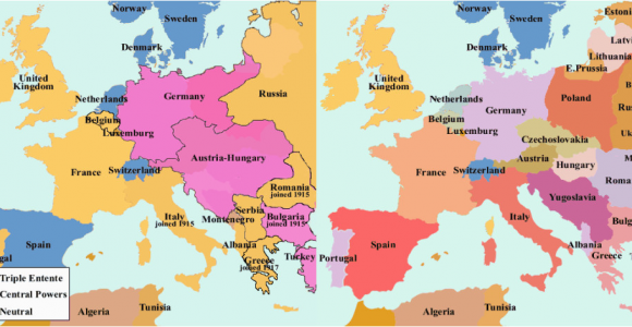 Map Of Europe 1914 before Ww1 Pin On Geography and History