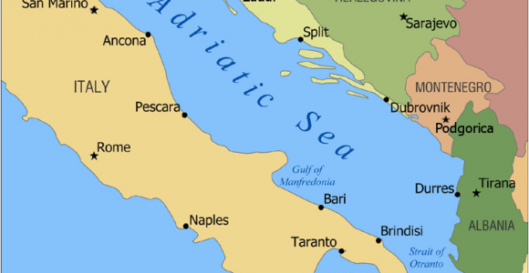 Map Of Europe Adriatic Sea Adriatic Sea Wikipedia