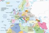 Map Of Europe and Africa with Countries Map Of Europe Middle East and north Africa Map Of Africa