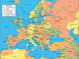 Map Of Europe and asia Countries Europe Map and Satellite Image