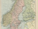 Map Of Europe and Scandinavia Historical Maps Of Scandinavia