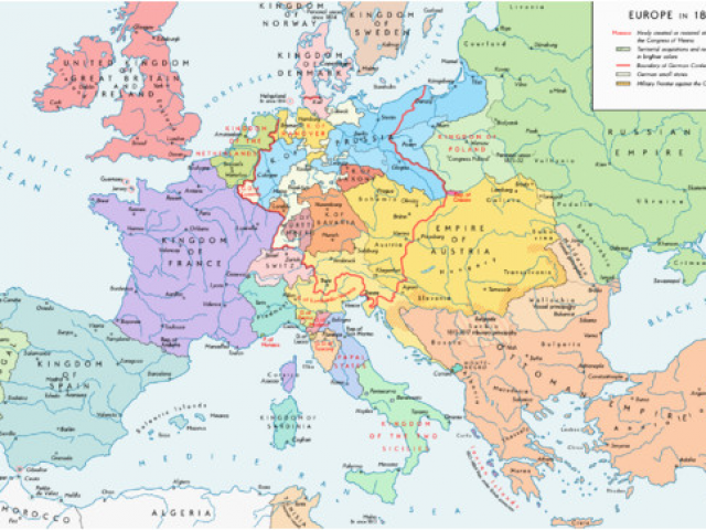 Map Of Europe before Ww2 former Countries In Europe after 1815 ...