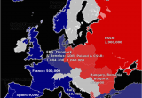 Map Of Europe During the Cold War History and Members Of the Warsaw Pact