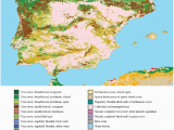 Map Of Europe Iberian Peninsula Land Cover Classification for the Iberian Peninsula Adapted