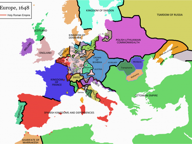 Map Of Europe In 1870 Atlas Of European History Wikimedia Commons ...