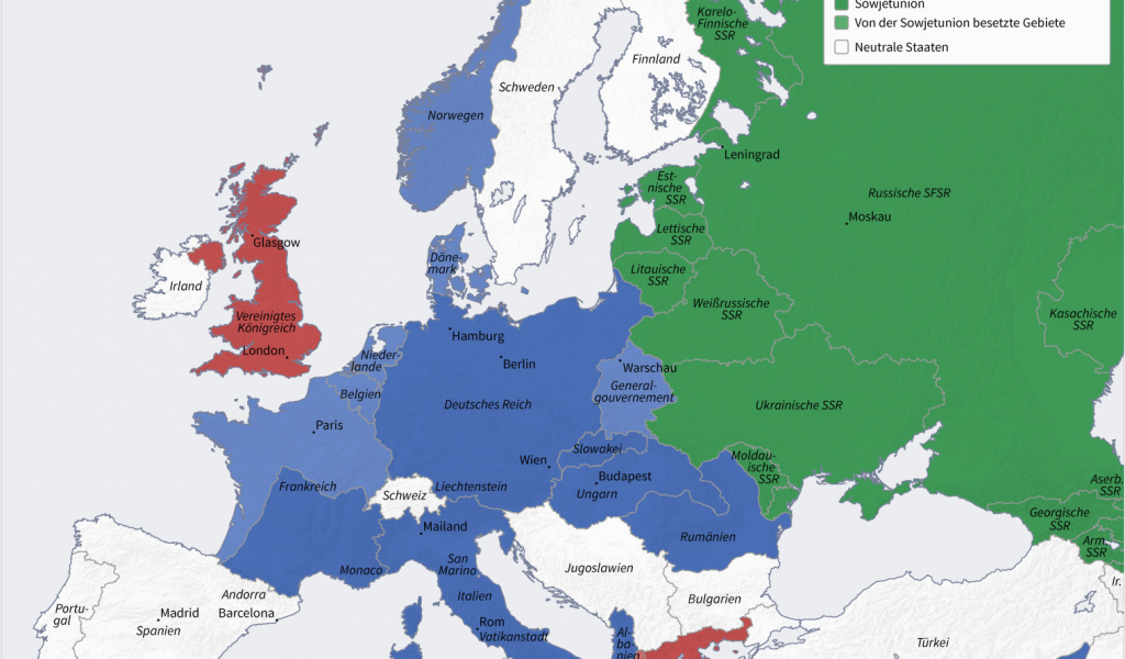 Map Of Europe In 1940 Datei Second World War Europe 12 1940 De Png