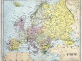 Map Of Europe In 19th Century Fotografia Map Of 19th Century Europe Kup Na Posters Pl