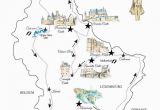 Map Of Europe Luxembourg A Road Trip In Luxembourg Free Printable Map for A Great