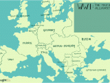 Map Of Europe Pre World War 2 the Major Alliances Of World War I