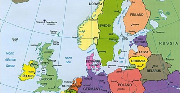 Map Of Europe Scandinavia Sweden On Map and Travel Information Download Free Sweden