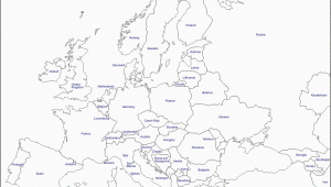 Map Of Europe to Color Europe Free Map Free Blank Map Free Outline Map Free