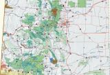 Map Of Evergreen Colorado Colorado Dispersed Camping Information Map