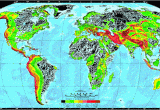 Map Of Fault Lines In Texas Global Seismic Hazard Map Active Fault Lines are More Useful Than