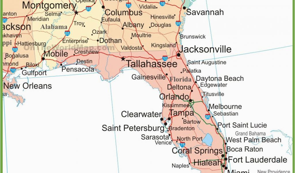 Map Of Florida Georgia South Carolina Map Of Alabama Georgia And Florida Of Map Of Florida Georgia South Carolina 1024x600 