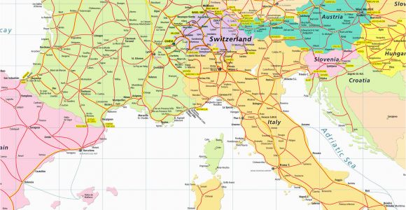 Map Of France and Italy and Switzerland Map Of France Italy and Switzerland Download them and Print