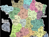 Map Of France with Regions and Cities Map Of France Departments Regions Cities France Map