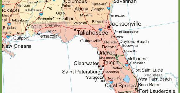 Map Of Georgia and Florida Cities Map Of Alabama Georgia and Florida