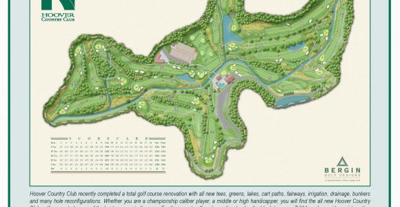 Map Of Golf Courses In Ireland Hoover Country Club Course Map Hcc Golf Our Beautiful