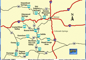 Map Of Granby Colorado Map Of Colorado Hots Springs Locations Also Provides A Nice List Of