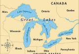 Map Of Great Lakes Canada Map Of Michigan Great Lakes Us Map Great Lakes Region New United