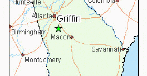 Map Of Griffin Georgia Map Of Griffin Griffin Georgia Georgia Places Best Places to Live