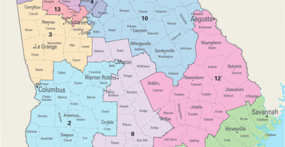 Map Of Gwinnett County Georgia Georgia S Congressional Districts Wikipedia
