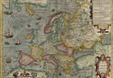 Map Of Iceland and Europe Map Of Europe by Jodocus Hondius 1630 the Map Shows A